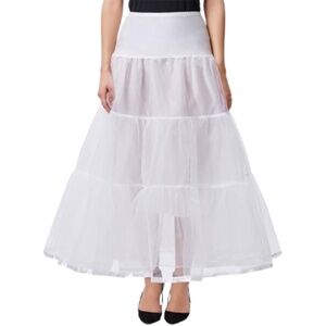 Women's Ankle Length Petticoats Bridal Slip